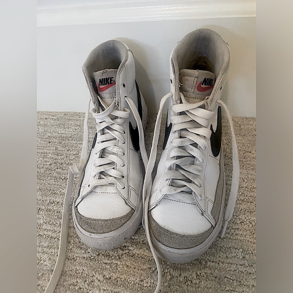 Nike black & white blazers! The perfect shoe that goes white EVERYTHING!